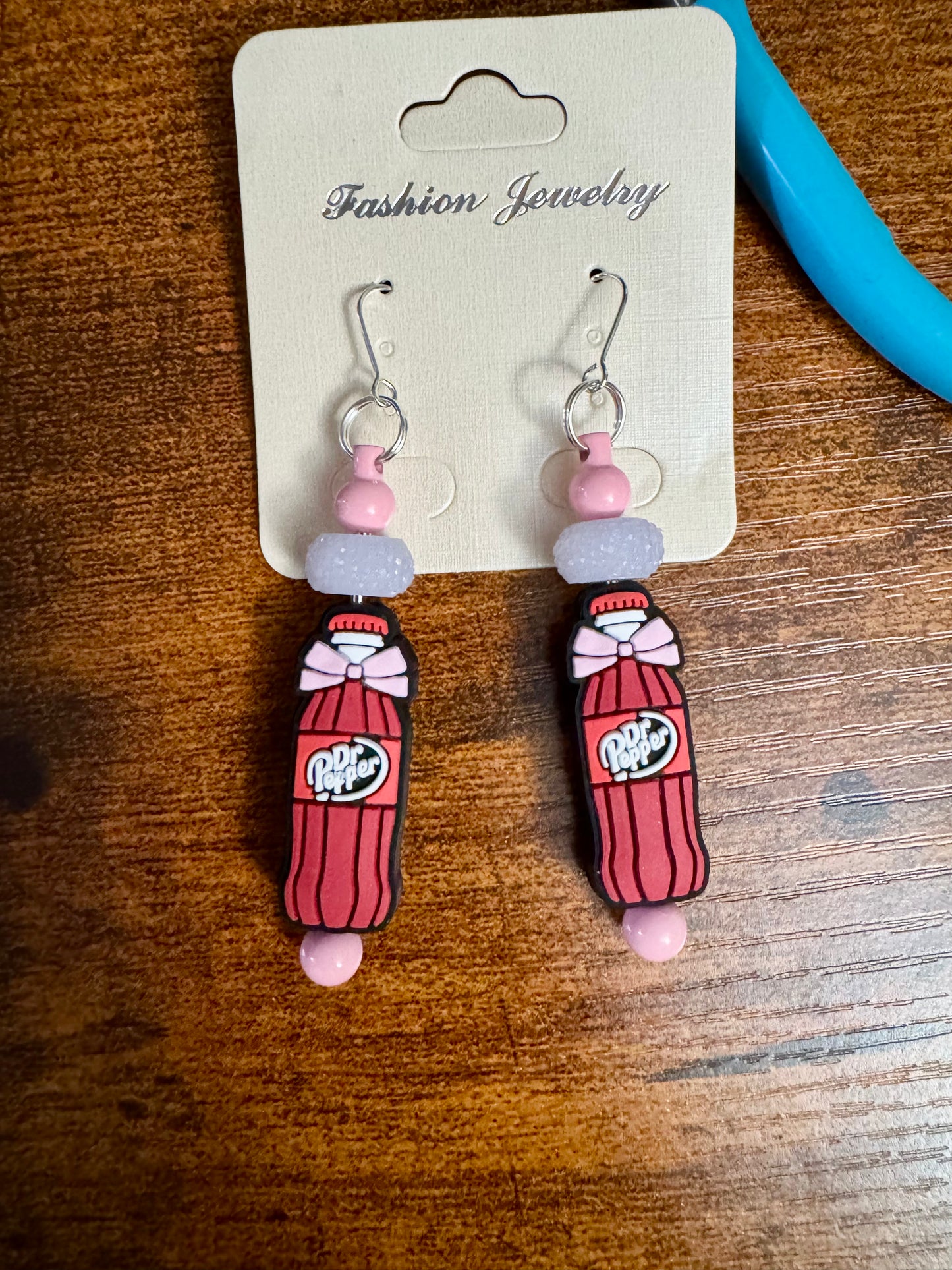 Earrings made on LIVE