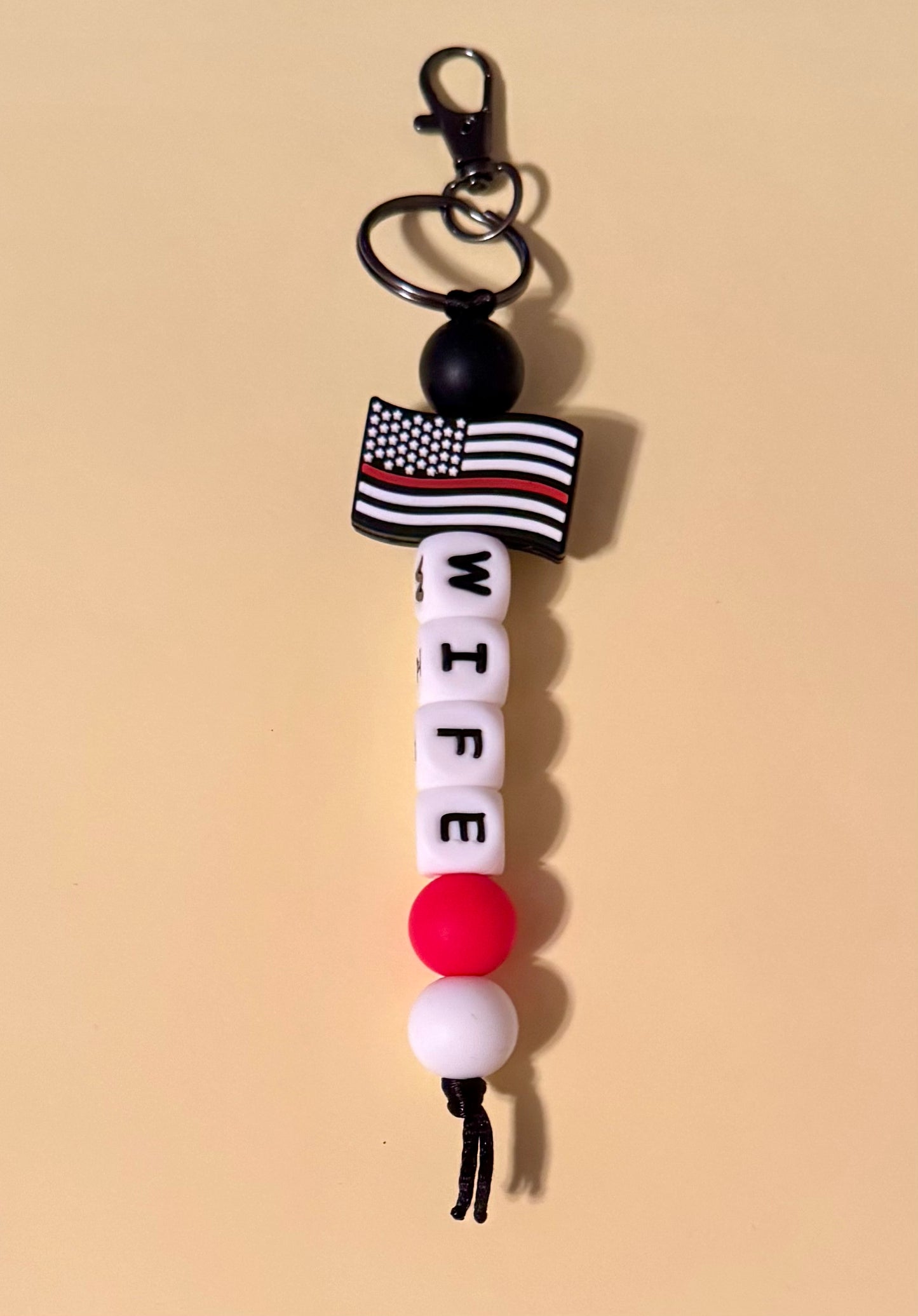 First responder Wife keychains