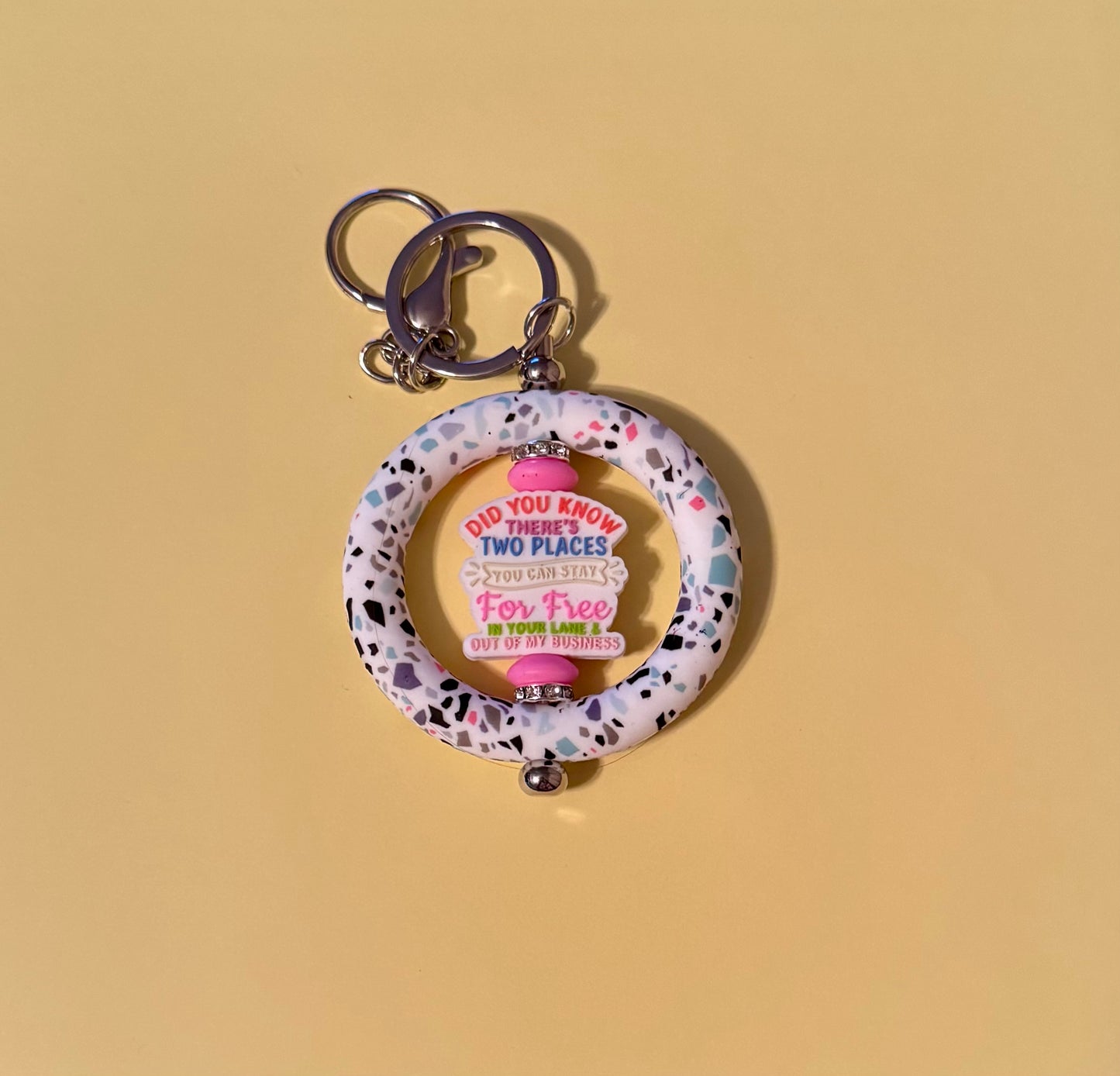 Circle Bar keychains