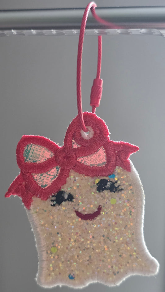 Ghost Girl Bag Tag