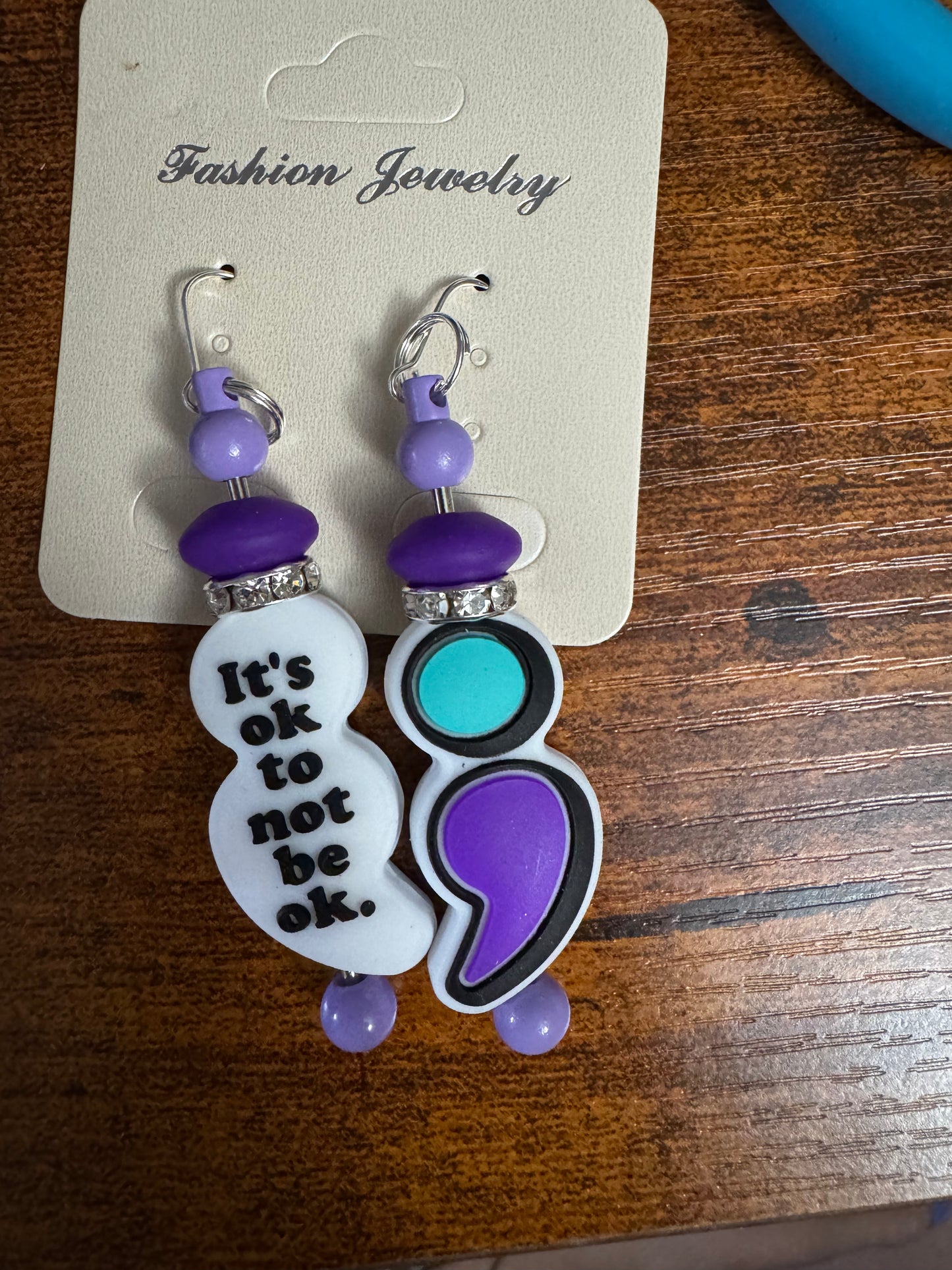 Earrings made on LIVE